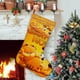 thumbnail image 1 of Garfield Tema: Calcetines de Navidad, fino lino blanco para colgar en escaleras y chimenea, decoración navideña para el hogar, regalo de Navidad. 45cm × 32cm, 1 of 5