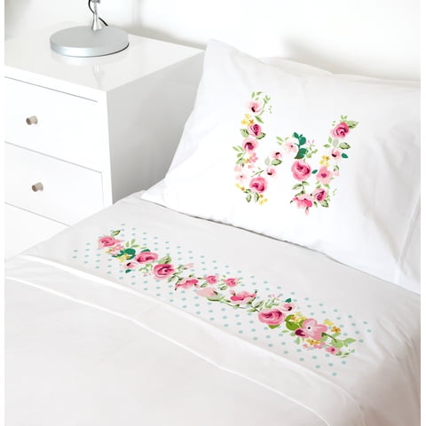 Tuyo Print - Juego De Sábanas Transición Letras Vintage W