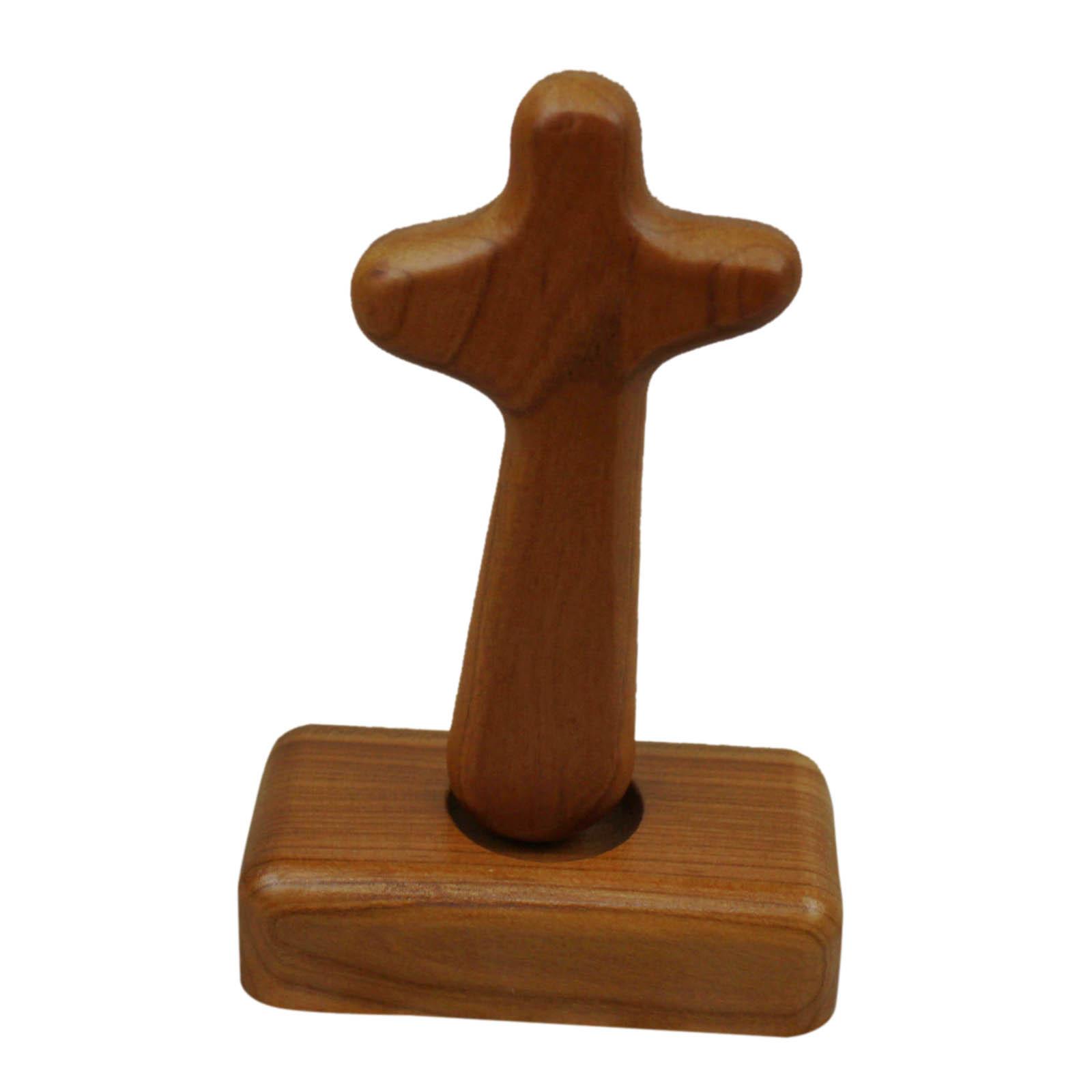 Bothyi - Cruz De Mesa Crucifijo De Madera Decorativa Para Adornos De Gabinete De Capilla