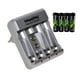 thumbnail image 2 of Cargador De Pilas Aa Aaa 9v +4 Batererias Aa Recargables, 2 of 3