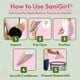thumbnail image 5 of Dispositivo de micción femenina SaniGirl Pee Funnel para mujeres (paquete de 50), 5 of 9