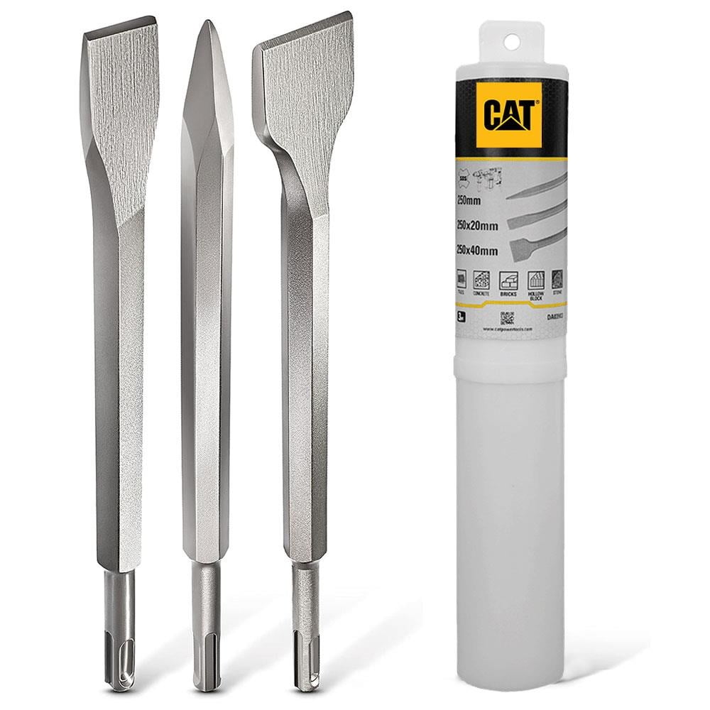 Cat - Juego Cinceles Sds Plus 3pzas