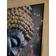 thumbnail image 3 of Cuadro Buda Mariposas Estilo Diamante Marco Dorado110x70x4cm, 3 of 6