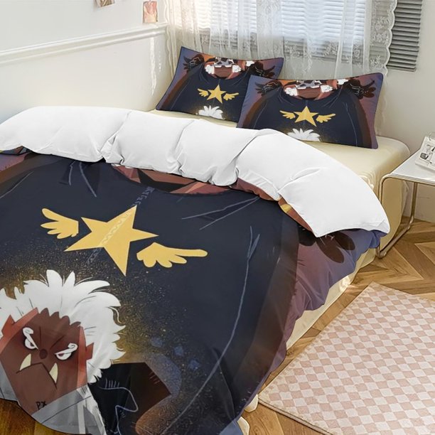 Seraphim Bed Duvet Cover Funny Anime Cartoon Bedding Sets Lightweight 3 Piece Comforter Sets