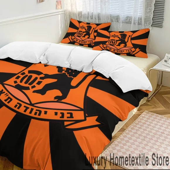 3D Bnei Yehuda Tel Aviv Bedding Set Duvet Cover Bed Set Quilt Cover Pillowcase Comforter Boys Adult Bedding Set Bed Sheets