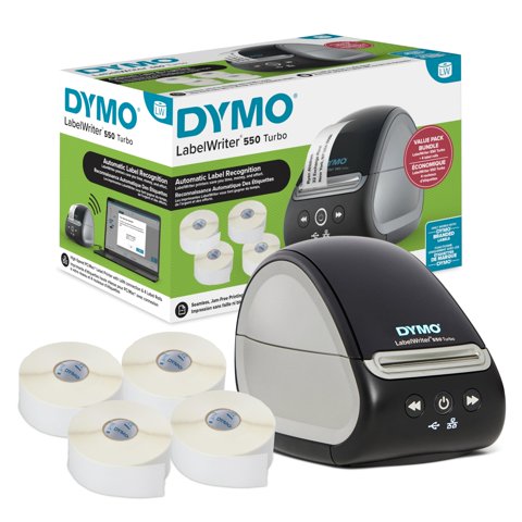 Impresora De Etiquetas Dymo Labelwriter 550 Turbo Con