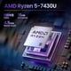 thumbnail image 2 of Laptop HP de 17 pulgadas FHD 2026 con AMD Ryzen 5 7430U, 16 GB de RAM y SSD de 512 GB, 2 of 9