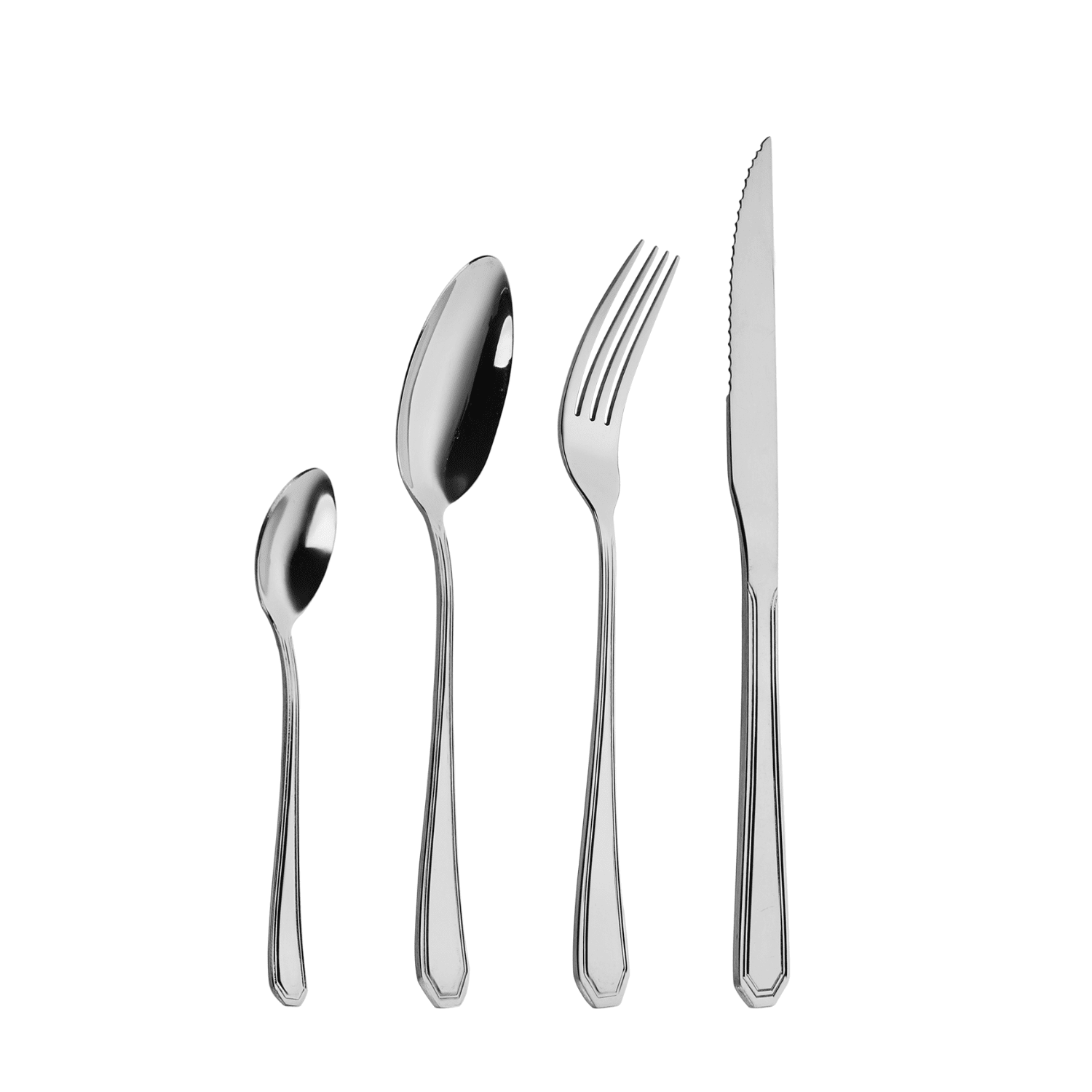 Kitchenware - Set De Cubiertos 24 Piezas Acero Inoxidable Remy