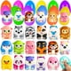 thumbnail image 1 of Huevos de Pascua 24 unidades ZICZLI juguetes squishy mini animales, 1 of 8