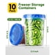 thumbnail image 2 of Set de contenedores de almacenamiento para congelador Canfanni 980 ml (paquete de 10), 2 of 7