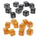 thumbnail image 2 of 20 Piezas De Dados De Seis Lados D6 Para Jugar D d Rpg Party Game Coffee And Black, 2 of 3