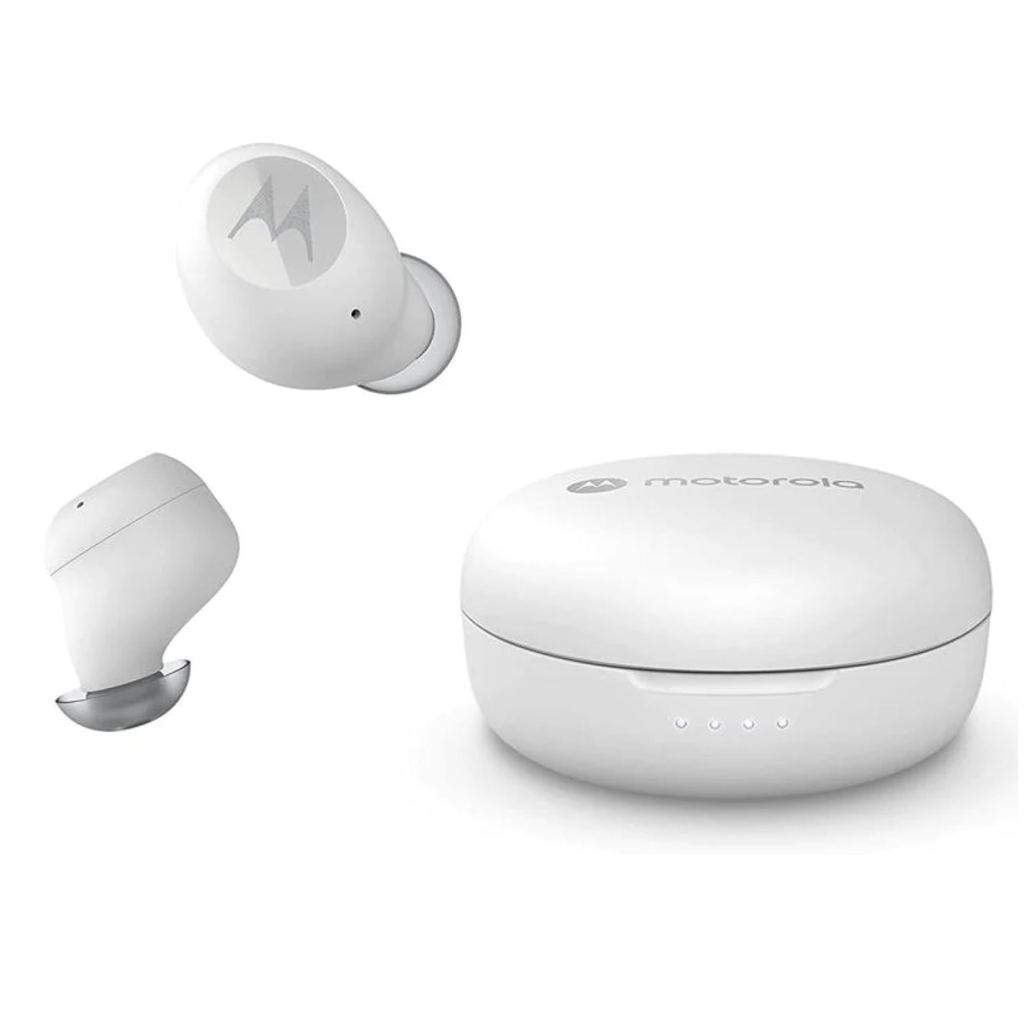 Motorola - Audifonos Bluetooth Tws Recargables Blanco Buds 150