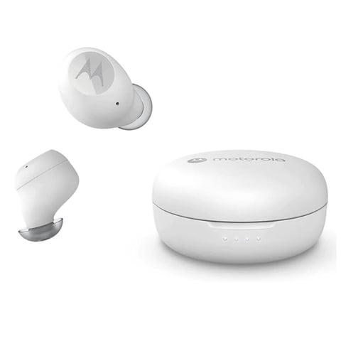 Motorola - Audifonos Bluetooth Tws Recargables Blanco Buds