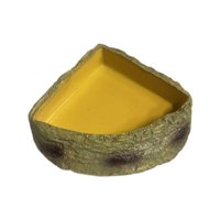 Magideal - Plato De Agua Para Reptiles, Plato De Comida, Adorno De Resina Para Acuario, Decoración De Tanque, Tazón De Alimentación Para Reptiles, Tortugas Y Anf M