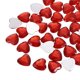 thumbnail image 1 of Uxcell 40Pcs Rhinestone de Corazón Acrílico 0.47" Gemas con Respaldo Plano Pegatinas Rojo Profundo, 1 of 4