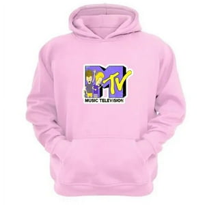 Genérico - Polerón Canguro Mtv´S Rosa Talla L Unisex