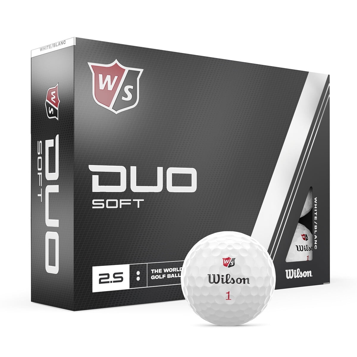 Pelotas Golf Wilson Staff Duo Soft 12 Unidades Blanco 2023