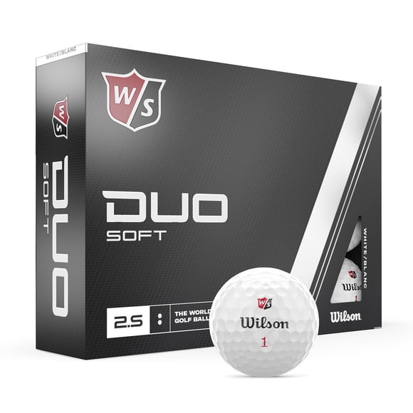 Pelotas Golf Wilson Staff Duo Soft 12 Unidades Blanco 2023