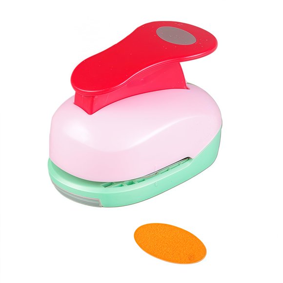 Perforadora Oval de 2,5 cm para Papel de Manualidades Wsyhomie