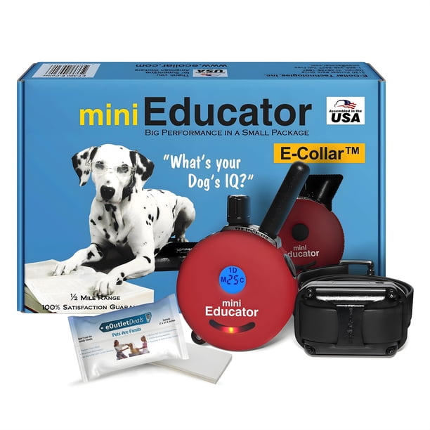 Collar de Adiestramiento para Perros Mini Educator ET-300 Impermeable con Control Remoto