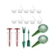 thumbnail image 3 of Mini Juego De Esparcidor De Semillas, Herramientas De Jardinería, Plantador De Semillas De Jardín Pequeño Y Ligero, 10 Cajas Transparentes, 3 of 3