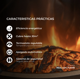 thumbnail image 2 of Calefactor Chimenea Eléctrica con Wifi Magma LED - Verken, 2 of 8