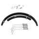thumbnail image 1 of Guardabarros Plegable Para Bicicleta, Reparación De Guardabarros Delantero Y Trasero Para Ciclismo Al Aire Libre, 16 Pulgadas, Negro, 1 of 3