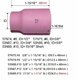 thumbnail image 3 of Kit de cuerpo y collet de lente de gas TIG RIVERWELD - 17 piezas, 3 of 8
