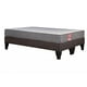 thumbnail image 2 of Cama 2 Plazas Europea Slim America Gris Tela Chocolate 150x190x50 Cm Resorte Bonell Dual Side, 2 of 4