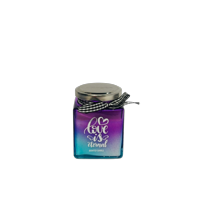 Decostilo - Pack 2 Velas Decorativas, Diseño Love