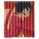 thumbnail image 1 of Cortina de ducha Luffy con ganchos (60 x 72 pulgadas), 1 of 3