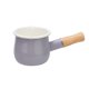 thumbnail image 1 of Cacerola de leche FYUEROPA 17 oz (480 ml) color púrpura con esmalte y mango de madera, 1 of 4