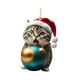 thumbnail image 2 of Decoración Navideña Para Gatos 2023, Pared, Fiesta Navideña, Chimenea, Colgante Navideño, Estilo D, 2 of 3