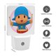 thumbnail image 2 of Pocoyo Luz nocturna LED con sensor de anochecer a amanecer para dormitorio, baño, pasillo, escaleras - Lámpara LED nocturna de enchufe, 0.5W - 1 pieza, 2 of 6