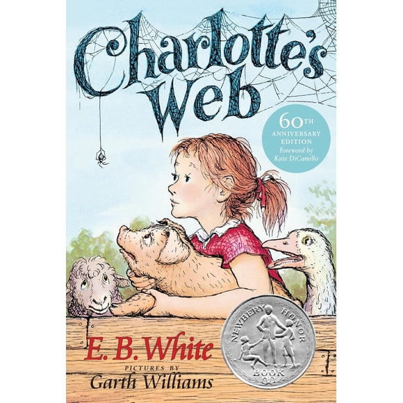 Book HarperCollins Charlotte's Web Newbery Honor Award