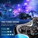 thumbnail image 5 of Controlador de Juego Compatible con Nintendo Switch/Lite/OLED/PC, Controlador Inalámbrico de Juego con Botones Programables, Función de Eje Giroscópico, Turbo, Doble Vibración, 5 of 7