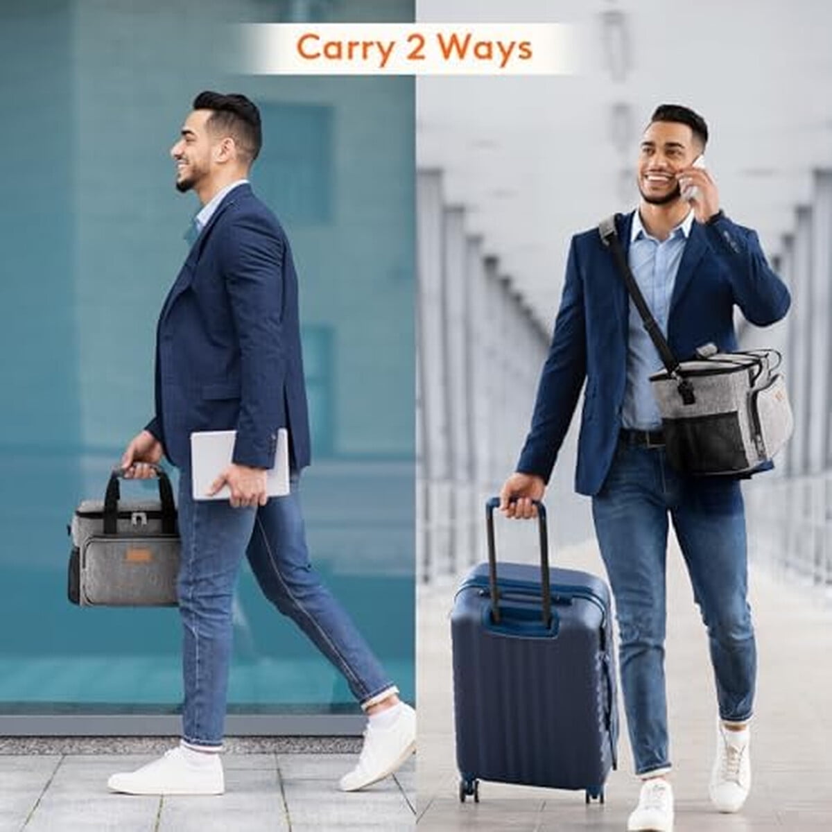 Bolso Térmico Lifewit 15l Lunchera Aislante Gris