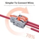 thumbnail image 2 of Kit de conectores de cables XALXMAW de 32 piezas, empalme rápido, 250 V 32 A, 2 of 6