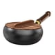 thumbnail image 4 of Wok Antiadherente Con Mango De Madera Y Sin Revestimiento Para Uso Doméstico Y Restaurante., 4 of 5