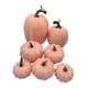 thumbnail image 4 of Juego de 7 calabazas artificiales para decoración de Halloween, adornos rústicos decorativos para exhibición de otoño, festivales, porches, fiestas, r, 4 of 5