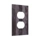 thumbnail image 2 of Cubierta decorativa para enchufe Oilbiexn con diseño vintage de tablones de madera, 2 of 8