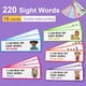 thumbnail image 3 of Kids 3-8 Years English 220 Sight Words Cards Vocabulary Building Montessori Learning Toys, Memorise Games Gifts Educational Flashcard, 3 of 4