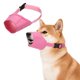 thumbnail image 1 of Uxcell Bozal Rápido, Cubierta de Boca de Perro Ajustable Transpirable Protección de Seguridad Bozales para Perros Sin Ladridos Anti-Mordeduras Anti-Masticación (L, Rosa) para Cachorros de Hocico Largo, 1 of 7