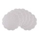 thumbnail image 1 of REGALWOVEN Juego de 6 Manteles Individuales de Flores para Decoración de Mesa de Comedor de Cocina, Manteles Resistentes al Calor, Mantel Lavable Gris 15*15in, 1 of 7