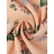 thumbnail image 5 of INSPIRE CHIC Blusas Cruzadas para Mujer con Estampado Floral Cuello en V Cintura con Lazo Peplum Blusa Albaricoque Rosa XL, 5 of 6
