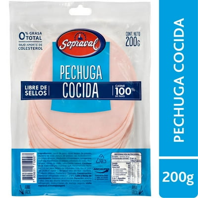 Pechuga De Pavo Cocida 200 G Sopraval