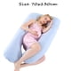 thumbnail image 5 of Almohada para embarazadas, almohada en forma de U desmontable y lavable, cojín grande, almohada de cintura, 5 of 5