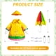 thumbnail image 3 of Set de impermeable para ganso de jardín Joyxzacp amarillo de 23 pulgadas, 3 of 7