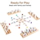 thumbnail image 2 of Domina Mexican Train Uvcany Doble 12 con Bandejas Madera, 2 of 3
