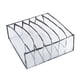 thumbnail image 4 of Organizador De Ropa Interior Plegable Bragas Sujetador Cajón Caja De Almacenamiento Gris 6 Gripes, 4 of 5
